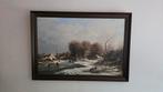 Winters Landschap van Jan den Heijer - Prachtig Schilderij!, Ophalen