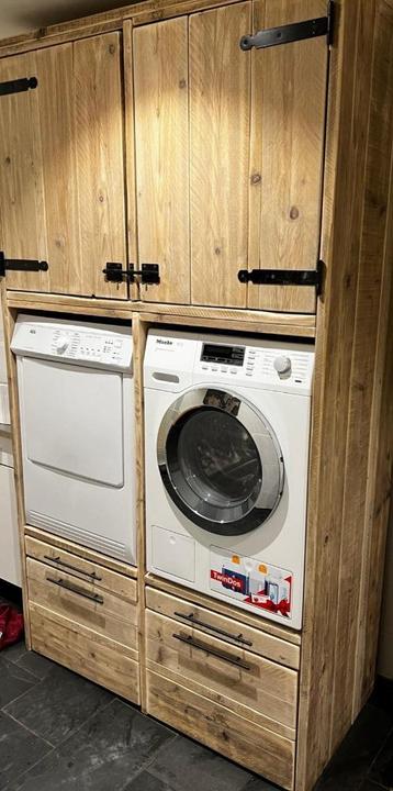 Wasmachine ombouw verhoger lades uitschuifplanken  beschikbaar voor biedingen