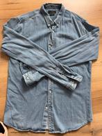 Heren spijkerblouse Zara, lichtblauw maat L, Ophalen of Verzenden, Zo goed als nieuw, Blauw, Halswijdte 41/42 (L)