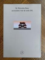 Nederlandse accessoiresbrochure Mercedes-Benz 190 W201 1992, Nieuw, Mercedes-Benz, Mercedes, Ophalen of Verzenden