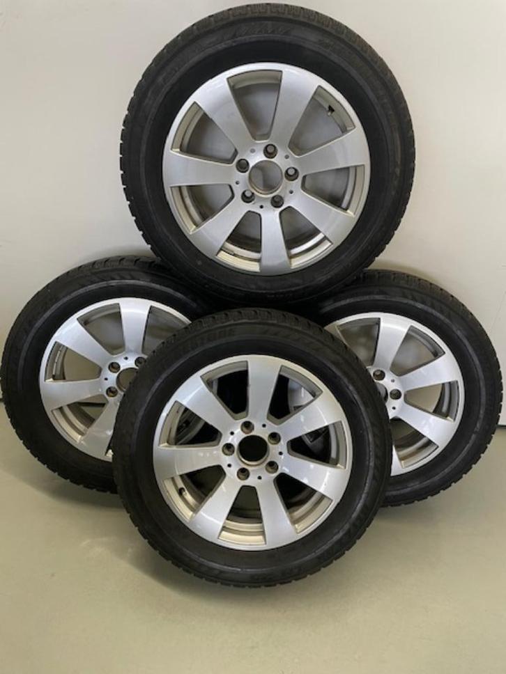 Set 47: Velgen + Banden Mercedes-Benz  C-klasse, Auto-onderdelen, Banden en Velgen, Banden en Velgen, Winterbanden, 16 inch, 195 mm