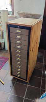 Backfield ladekastje, metaal, 12 lades, Ophalen, Gebruikt, 50 tot 100 cm, Minder dan 100 cm