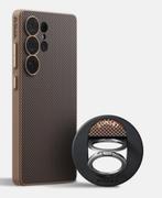 EXCLUSIEF Pitaka hoesje + MagEZ MagSafe voor S25 Ultra, Ophalen of Verzenden, Zo goed als nieuw, Hoesje of Tasje