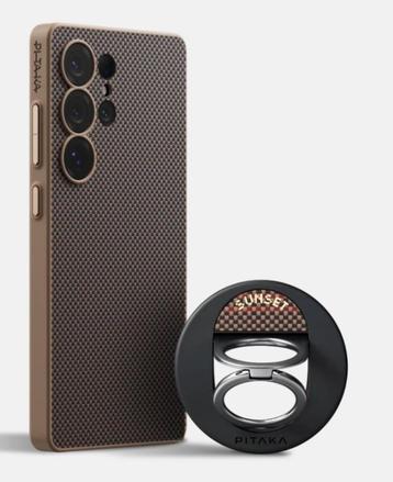 EXCLUSIEF Pitaka hoesje + MagEZ MagSafe voor S25 Ultra beschikbaar voor biedingen