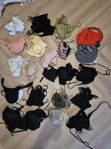 18x bikini setje + 3 badpakken (maat 34/36) H&M beschikbaar voor biedingen