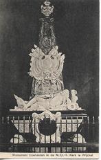 Wijckel- -Monument in de N.D.H.Kerk., Verzenden, 1920 tot 1940, Ongelopen, Friesland