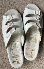 Witte sandalen, damessandalen sleehak; 38; Pro Pedo Naturfor, Wit, Nieuw, Sandalen of Muiltjes, Ophalen of Verzenden