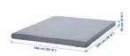2x IKEA ÅGOTNES Matras 140x200 - Zo goed als nieuw, Ophalen, Nieuw, 140 cm, Twijfelaar