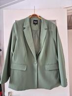 Groen Dames mantelpak - Colbert 48, Broek 52, Kleding | Dames, Kostuum of Pak, Maat 46/48 (XL) of groter, Ophalen of Verzenden