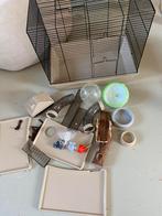 Hamsterkooi, met etages en stil molentje enz, Minder dan 60 cm, Kooi, Minder dan 75 cm, Ophalen of Verzenden