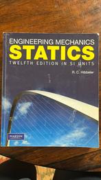 Statics Engineering Mechanics 12e editie, Boeken, R.c. hibbler, Gelezen, Ophalen of Verzenden