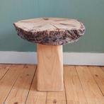 Lucky Vintage Boomstam Bijzettafel - Handgemaakt, Ophalen, ., Nieuw, .