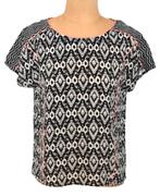 Coster Copenhagen top, zwart/wit, Mt. 36 / S, Kleding | Dames, Verzenden, Zwart, Coster Copenhagen, Zo goed als nieuw
