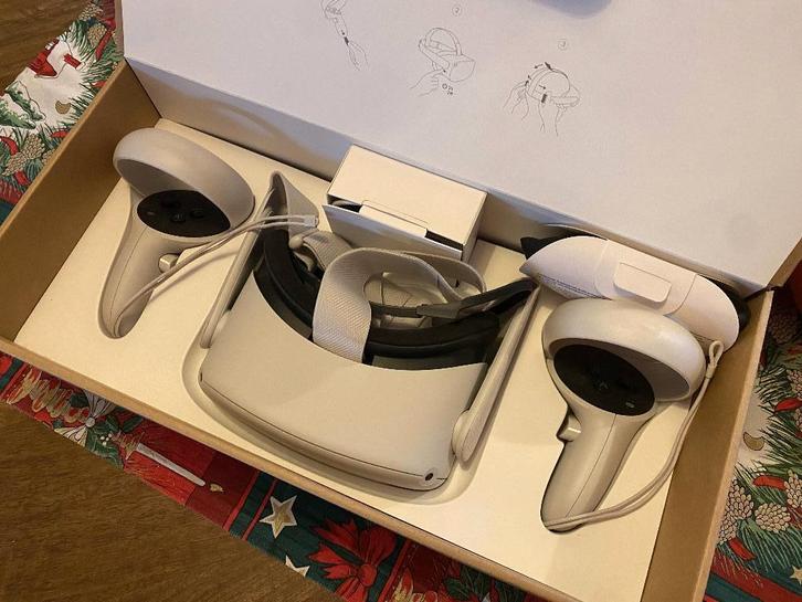 Meta Quest 2 Oculus 128G, Spelcomputers en Games, Virtual Reality, Zo goed als nieuw, Overige platformen, VR-bril, Ophalen of Verzenden