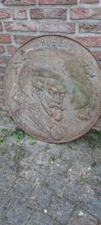 Oude gietijzeren plaat/schild Rubens 1577 - 1670, Ophalen