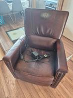 Relaxfauteuil Leder 75,- euro., Huis en Inrichting, Fauteuils, Ophalen of Verzenden, Gebruikt, 75 tot 100 cm, 50 tot 75 cm