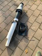 Rookgasafvoer dakdoorvoer, Ophalen, Kunststof, Gebruikt, Zwart