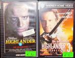 Highlander 2 en 3 VHS ex-rental, Cd's en Dvd's, VHS | Film, Ophalen of Verzenden, Zo goed als nieuw, Vanaf 16 jaar