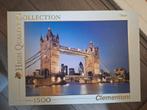 Puzzel 1500 stukjes - Londen Bridge, Ophalen of Verzenden, 500 t/m 1500 stukjes, Zo goed als nieuw, Legpuzzel
