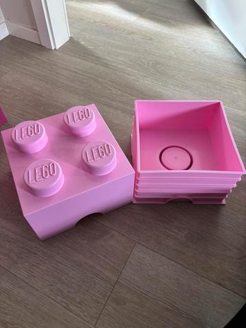 Lego Opbergdozen Roze beschikbaar voor biedingen