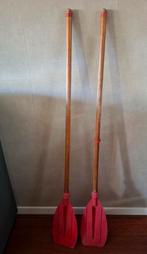 Houten peddels vintage, Watersport en Boten, Ophalen of Verzenden, Gebruikt, Enkelbladige peddel