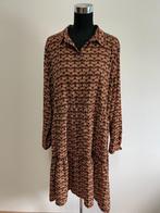J46 - Norah jurk in herfsttinten maat 46 (1), Kleding | Dames, Jurken, Blauw, Maat 46/48 (XL) of groter, Ophalen of Verzenden