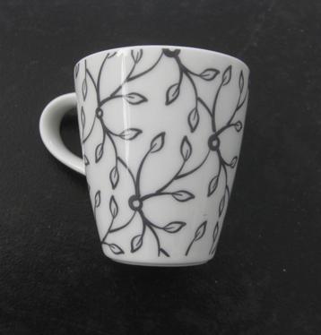 Villeroy & Boch  espresso kopje, grijs blaadje, Floral Steam beschikbaar voor biedingen