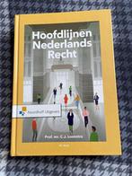 Hoofdlijnen Nederlands Recht 14e druk, Boeken, Zo goed als nieuw, Noordhoff Uitgevers, Alpha, HBO