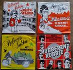 4x Singles 45 toeren van RUBBEREN ROBBIE, Ophalen of Verzenden, 7 inch, Nederlandstalig, Single