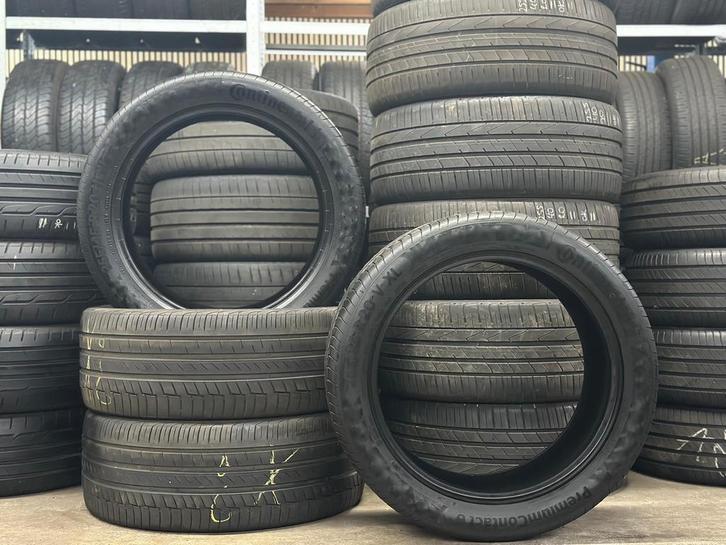 4x 255-45-20 Continental zomer ca6mm €340,-  incl montage, Auto-onderdelen, Banden en Velgen, Band(en), Zomerbanden, Gebruikt