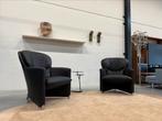 2 Nieuw Leolux Excalibur Fauteuil zwart leer Design stoel, Huis en Inrichting, Fauteuils, Leolux, Nieuw, Ophalen of Verzenden