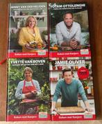 Vier kookboeken van bekende chefs - koken met kanjers, Verzenden, Gezond koken, Nieuw, Hoofdgerechten