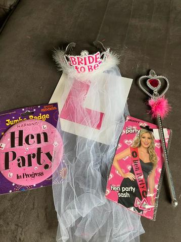 Hen Party Vrijgezellenfeest Compleet pakket beschikbaar voor biedingen