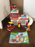Lego duplo 10970 brandweerkazerne met helipkopter, Complete set, Duplo, Ophalen of Verzenden, Zo goed als nieuw