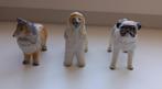 3 hondjes gemaakt door Zima uit Macau, Verzamelen, Ophalen of Verzenden, Gebruikt, Hond of Kat, Beeldje of Figuurtje