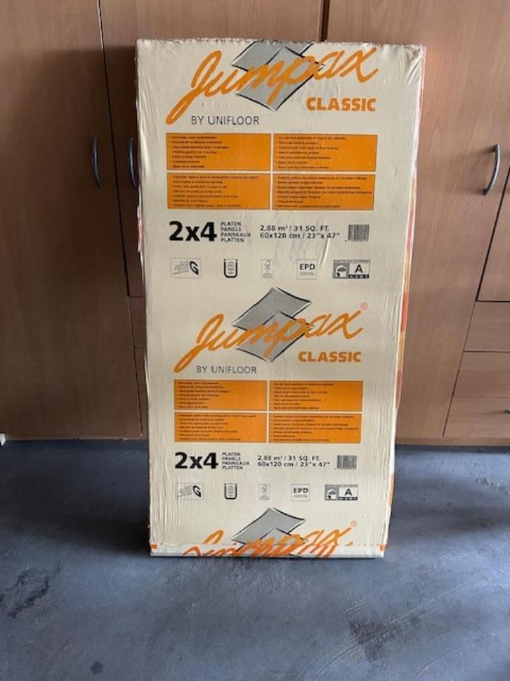 Ondervloer, Jumpax classic, egaliserend, geluiddempend, Doe-het-zelf en Verbouw, Vloerdelen en Plavuizen, Nieuw, Overige typen