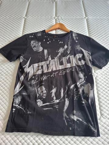 Zeldzaam vintage T-shirt Metalica "Live at Grimey's" maat M" beschikbaar voor biedingen