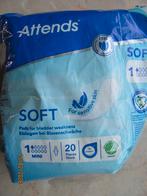 NIEUWSTAAT verpakking ATTENDS Soft MINI incontinentie 12 st., Ophalen of Verzenden, Zo goed als nieuw