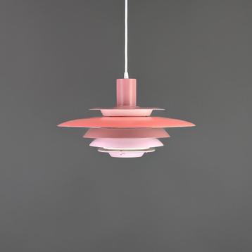 Scandinavische hanglamp in roze tinten beschikbaar voor biedingen