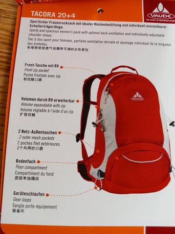 Vaude Tacora 20+4 Dames Rugzak - Zo goed als nieuw beschikbaar voor biedingen