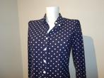 Irie Wash polkadot travel stof blouse witte stippen S, Irie wash, Zo goed als nieuw, Maat 36 (S), Verzenden