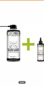 monster tondeuse en trimmer spray en olie te koop, Ophalen of Verzenden, Nieuw, Tondeuse
