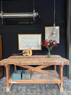 Stoere industriële  Houten Werkbanken, Ophalen