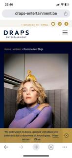 Tickets Pommelien Thijs 7 maart Oosterpoort 20:00, Tickets en Kaartjes, Concerten | Pop, Twee personen, Maart