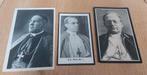 3 bidprentjes Pausen en kardinaal, Verzamelen, Ophalen of Verzenden