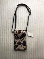 Nieuwe schoudertas met koeienprint, Ophalen of Verzenden, Nieuw, Zwart, Schoudertasje