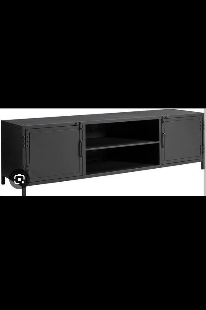 Kwantum Castello TV Meubel - Industrieel Metaal, Huis en Inrichting, Kasten | Televisiemeubels, Gebruikt, Minder dan 100 cm, 100 tot 150 cm