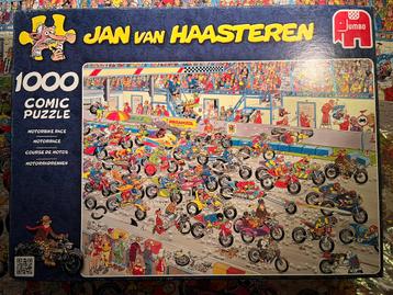 Jan van Haasteren - motorrace - 1000 stukjes beschikbaar voor biedingen