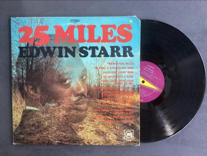 Edwin Starr - 25 Miles Vinyl LP, Cd's en Dvd's, Vinyl | R&B en Soul, 12 inch, Ophalen of Verzenden