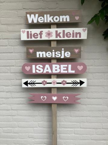 geboorte bord meisje beschikbaar voor biedingen